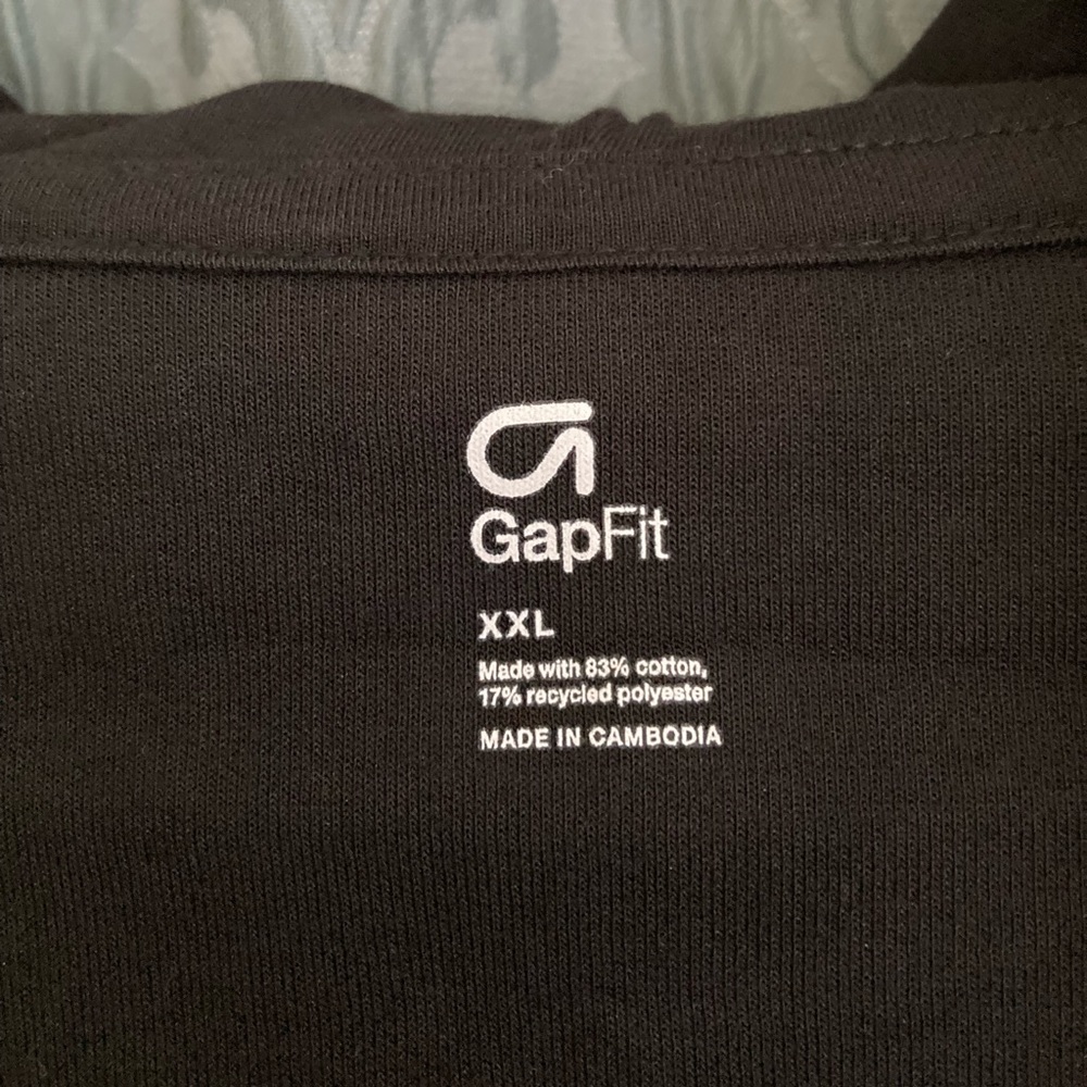 Gap | NWT Active Black Zip Up Hoodie - Picture 7 of 9